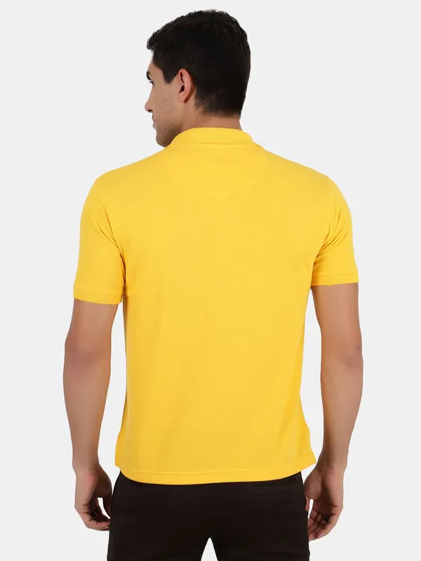 Yellow_Cotton_Premium_Fabric_Polo_T_Shirt_For_Men
