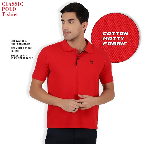 Red_Cotton_Premium_Fabric_Polo_T_Shirt_For_Men