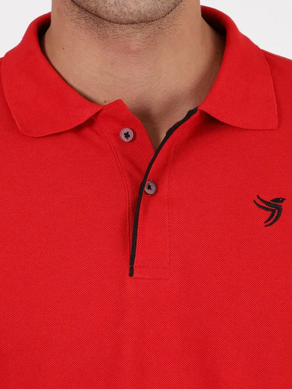 Red_Cotton_Premium_Fabric_Polo_T_Shirt_For_Men