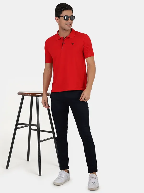 Red_Cotton_Premium_Fabric_Polo_T_Shirt_For_Men