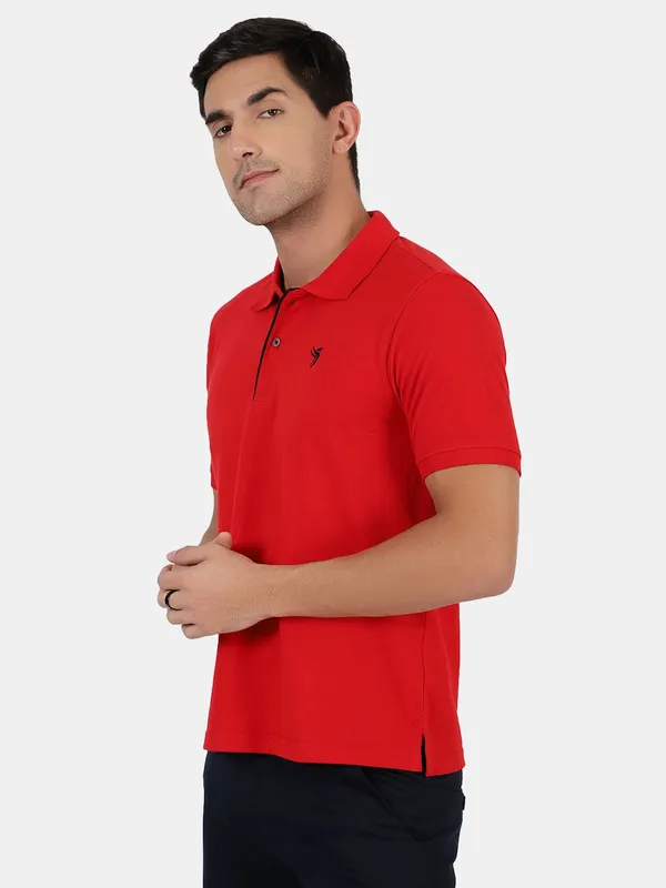 Red_Cotton_Premium_Fabric_Polo_T_Shirt_For_Men