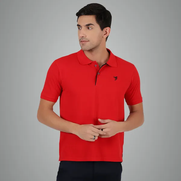 Red_Cotton_Premium_Fabric_Polo_T_Shirt_For_Men