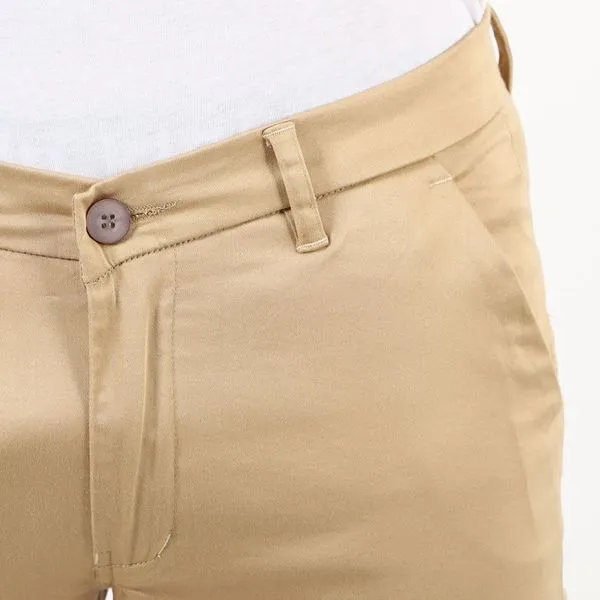Cream_Poplin_Laffer_Premium_Fabric_Chinos_For_Men