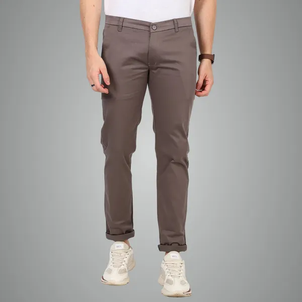 Light_Brown_Satin_Premium_Fabric_Chinos_For_Men