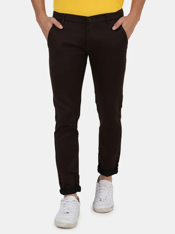 Brown_Poplin_Laffer_Premium_Fabric_Chinos_For_Men