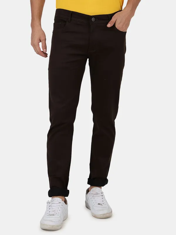 Brown_Terry_Rayon_Premium_Fabric_Trousers_For_Men