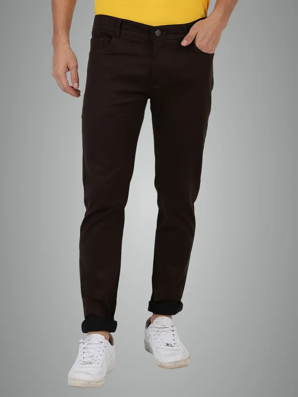 Brown_Terry_Rayon_Premium_Fabric_Trousers_For_Men