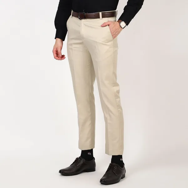 Cream_Terry_Rayon_Premium_Fabric_Trousers_For_Men