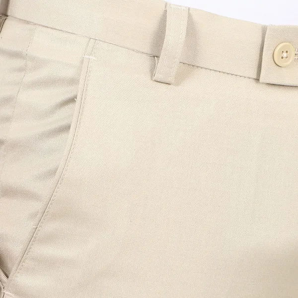 Cream_Terry_Rayon_Premium_Fabric_Trousers_For_Men