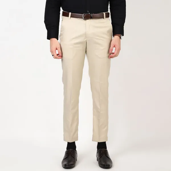 Cream_Terry_Rayon_Premium_Fabric_Trousers_For_Men