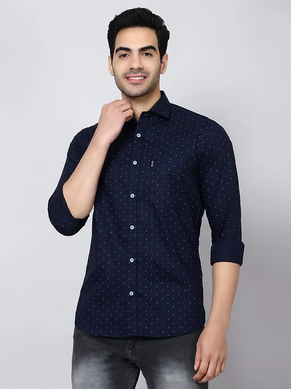 Blue_Full_Sleeves_Cotton_Premium_Fabric_Casual_Shirt_For_Men