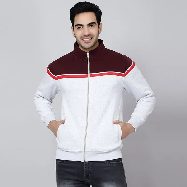 Wine_Suede_Fleece_Premium_Fabric_Sweatshirt_For_Men