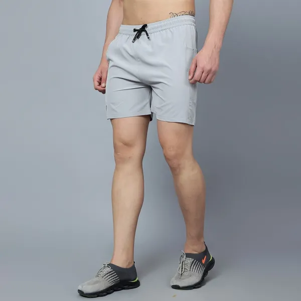 Grey_Four_Way_Premium_Fabric_Shorts_For_Men