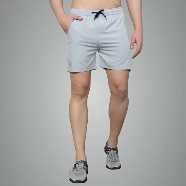Grey_Four_Way_Premium_Fabric_Shorts_For_Men