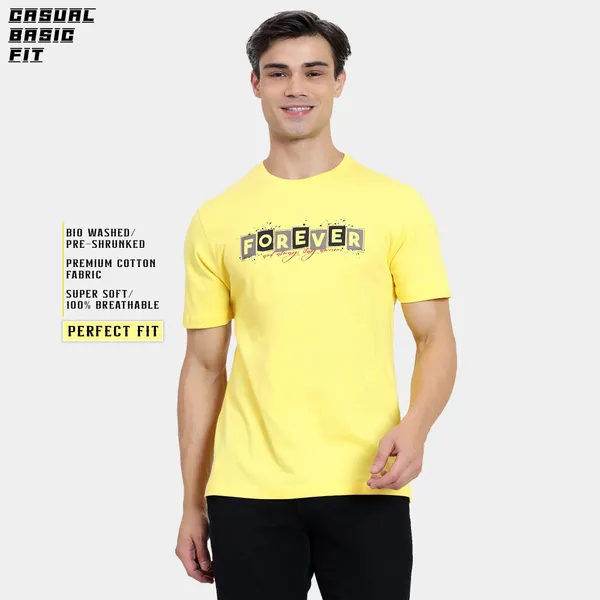 Yellow_Cotton_Premium_Fabric_T_Shirt_For_Men