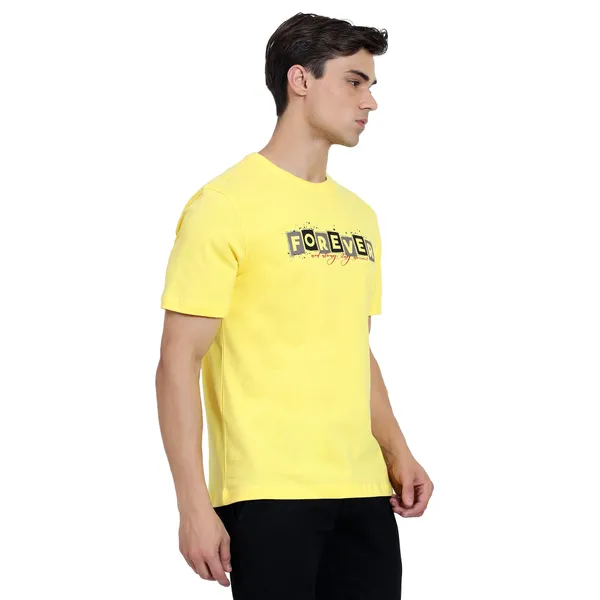 Yellow_Cotton_Premium_Fabric_T_Shirt_For_Men