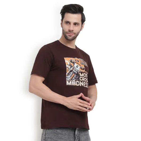 Brown_Cotton_Premium_Fabric_T_Shirt_For_Men