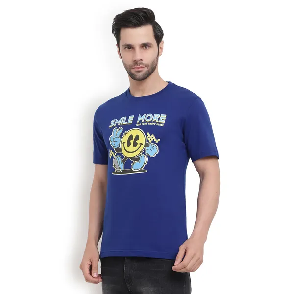 Blue_Cotton_Premium_Fabric_T_Shirt_For_Men