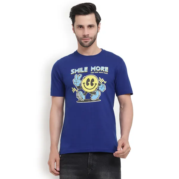 Blue_Cotton_Premium_Fabric_T_Shirt_For_Men