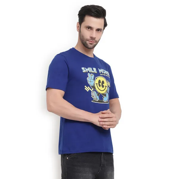 Blue_Cotton_Premium_Fabric_T_Shirt_For_Men