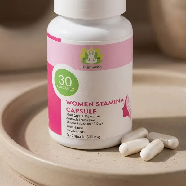 White_And_Pink_Women_Stamina_Care_Capsule_For_Women