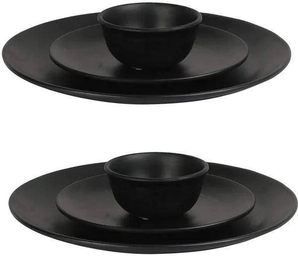 Black_Melamin_Black_Matt_Dinner_Set_For_Two_Dinner_Set_Black_Microwave_Safe_Pack_Of_6