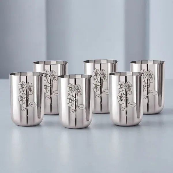 Steel_Royal_Glass_Set_Floral_6Pc_Glass_Set_Water_Juice_Glass_320_Ml_Pack_Of_6