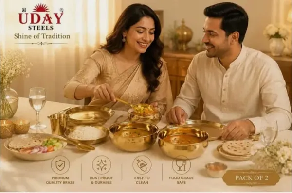 UDAY_STEEL_Brass_Dessert_Bowl_(pack_of_2)