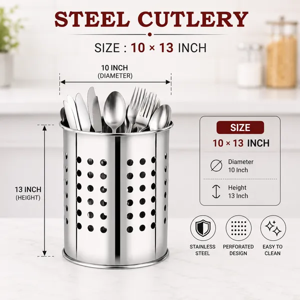 UDAY_STEEL_cutlery_holder_10×13