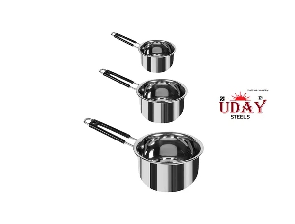 Steel_Sauce_Pan_9_Cm_Diameter_1_L_Capacity_Stainless_Steel_Induction_Bottom