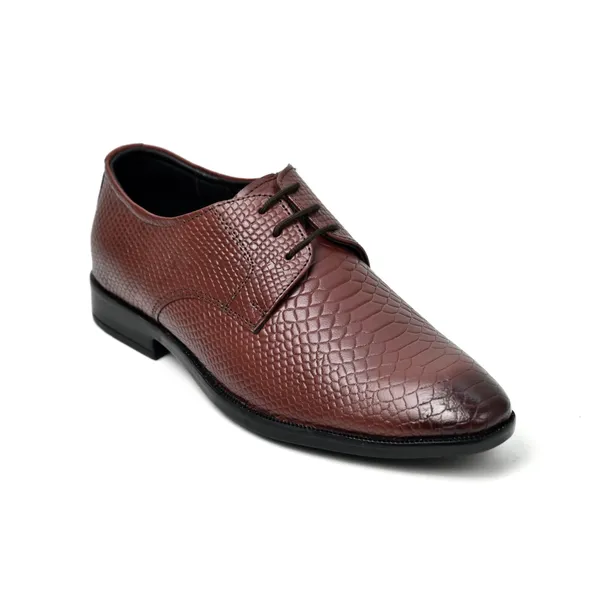 Vertex_Brown_Genuine_Leather_Crocodile_Textured_Lace_Up_Formal_Shoes_For_Men