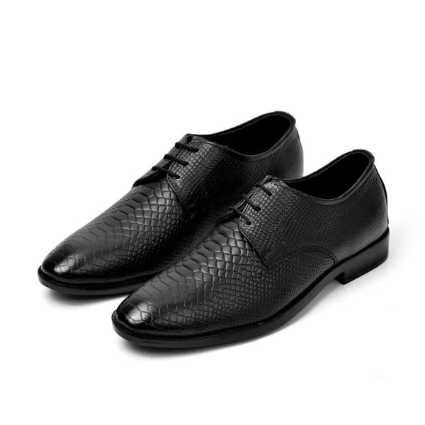 Vertex_Black_Genuine_Leather_Crocodile_Textured_Lace_Up_Formal_Shoes_For_Men