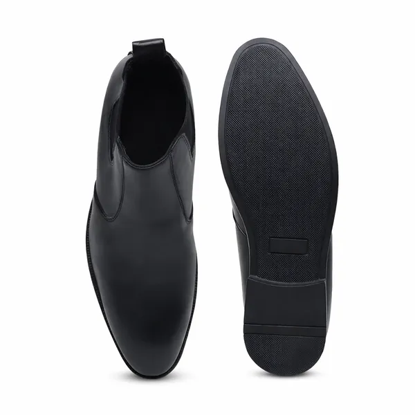Kern_Black_Genuine_Leather_Chelsea_Boots_For_Men