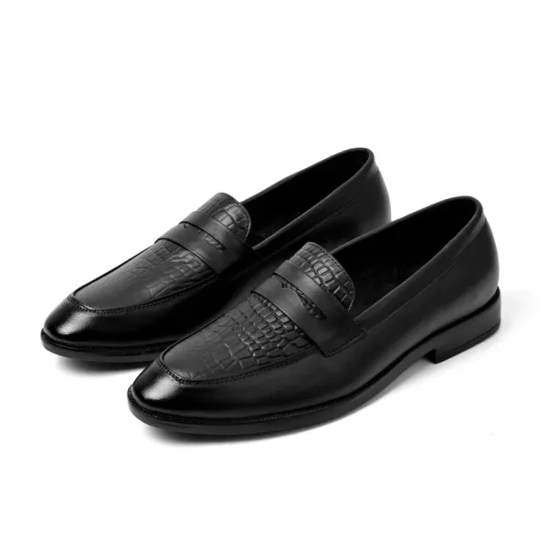 Apex_Black_Formal_Leather_Penny_Loafers_For_Men