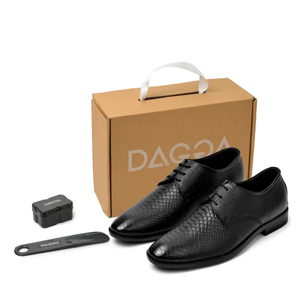 Vertex_Black_Genuine_Leather_Crocodile_Textured_Lace_Up_Formal_Shoes_For_Men