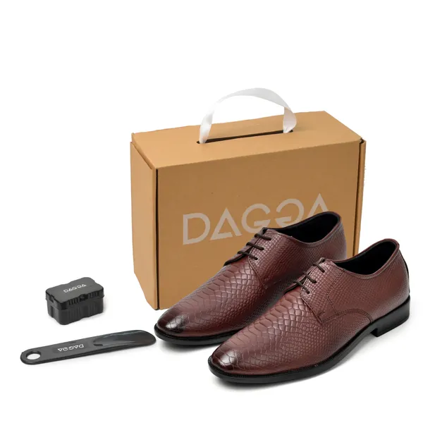 Vertex_Brown_Genuine_Leather_Crocodile_Textured_Lace_Up_Formal_Shoes_For_Men
