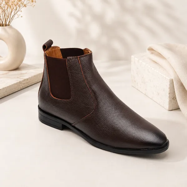 Kern_Brown_Genuine_Leather_Chelsea_Boots_For_Men