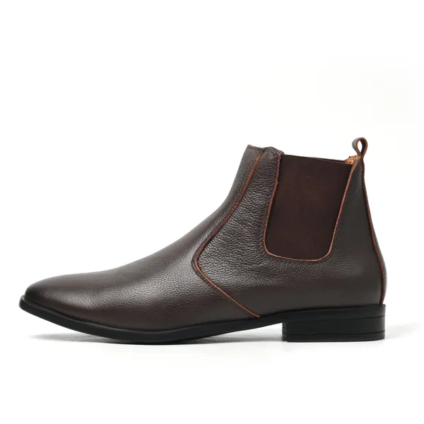 Kern_Brown_Genuine_Leather_Chelsea_Boots_For_Men