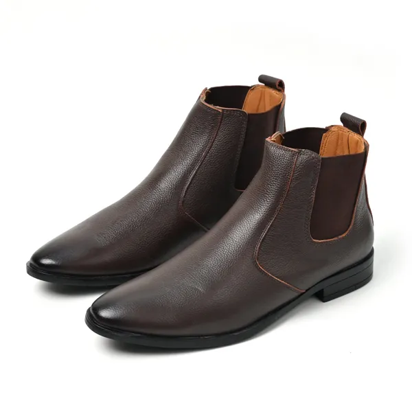 Kern_Brown_Genuine_Leather_Chelsea_Boots_For_Men