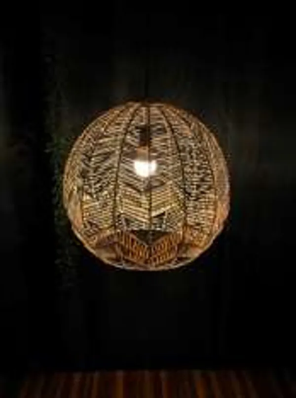 Brown_Unique_Handmade_Hanging_Lamp_For_Home_Decor
