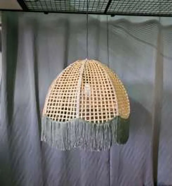 Brown_Rattan_Living_Room_Pendant_For_Home_Decor
