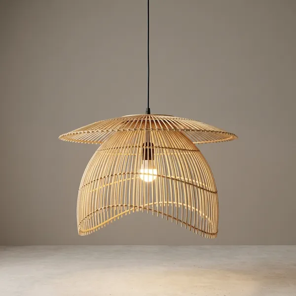 Brown_Rattan_Umbrella_Hanging_Lamp_For_Home_Decor