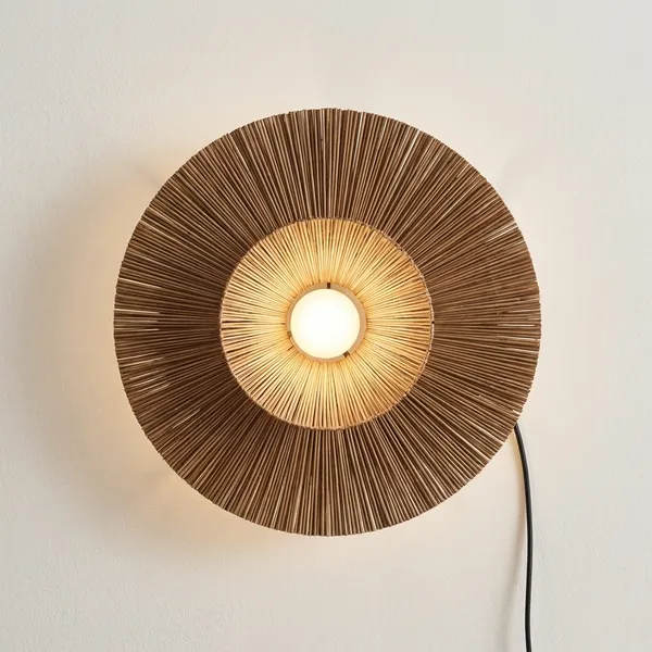 Brown_Rattan_Paper_Raffia_Wall_Lamp_For_Home_Decor