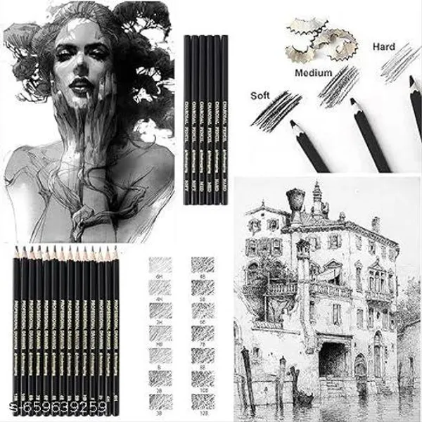 Black_Wood_Graphite_Charcoal_Rubber_Canvas_Fabric_Pencils_And_Drawing_For_Students