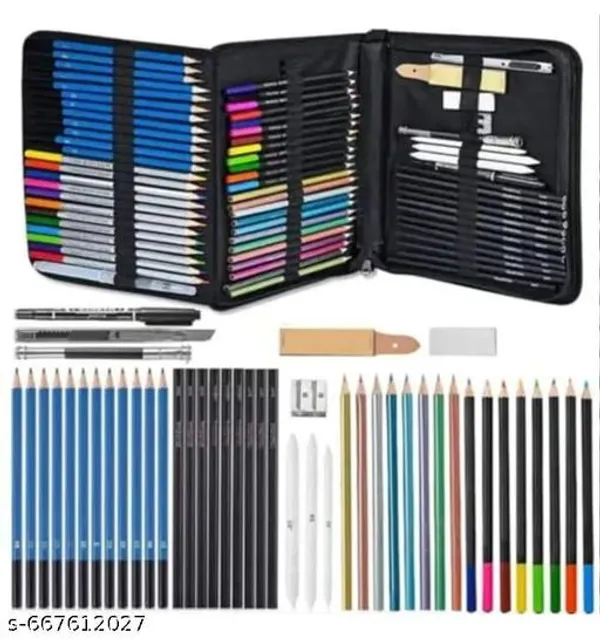 Multicolor_Wood_Graphite_Charcoal_Metallic_Pigments_Plastic_Art_And_Painting_Supplies_For_Students