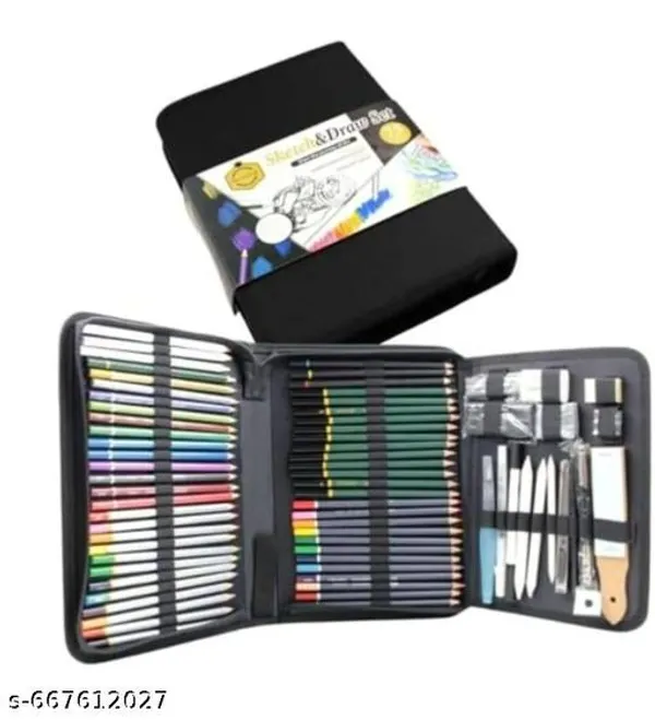 Multicolor_Wood_Graphite_Charcoal_Metallic_Pigments_Plastic_Art_And_Painting_Supplies_For_Students