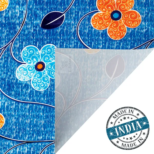 Blue_3-Layer_PolyesterFridge_Top_Cover_&_Fridge_Handle_Cover_&_4_Pc._Fridge_Mat_Set_For_Home