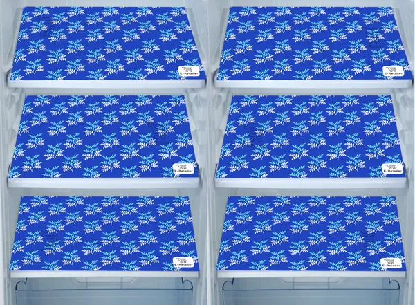 Blue_3-Layer_PolyesterFridge_Top_Cover_&_Fridge_Handle_Cover_&_6_Pc._Fridge_Mat_Set_For_Home