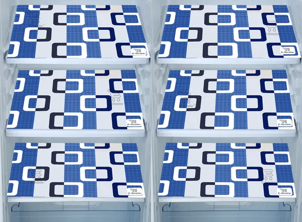 Blue_3-Layer_PolyesterFridge_Top_Cover_&_Fridge_Handle_Cover_&_6_Pc._Fridge_Mat_Set_For_Home