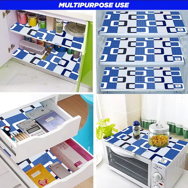 Blue_3-Layer_PolyesterWith_Premium_Pvc_Fridge_Top_Cover_With_3_Pc._Fridge_Mats_For_Home